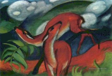 Tableaux abstraits célèbres œuvres - Rote Rehe II expressionniste
